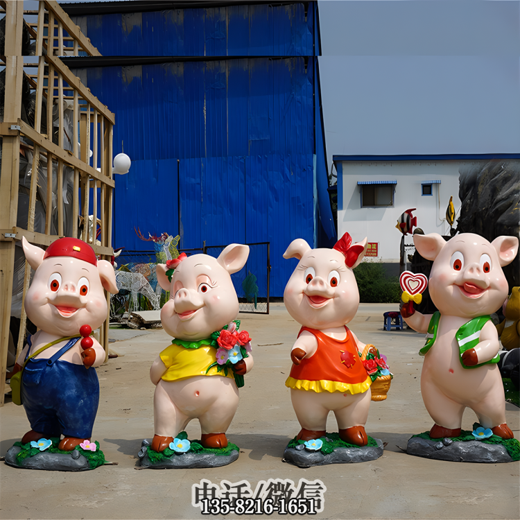 兒童樂(lè)園可愛(ài)卡通豬公仔 兒童樂(lè)園可愛(ài)卡通豬公仔